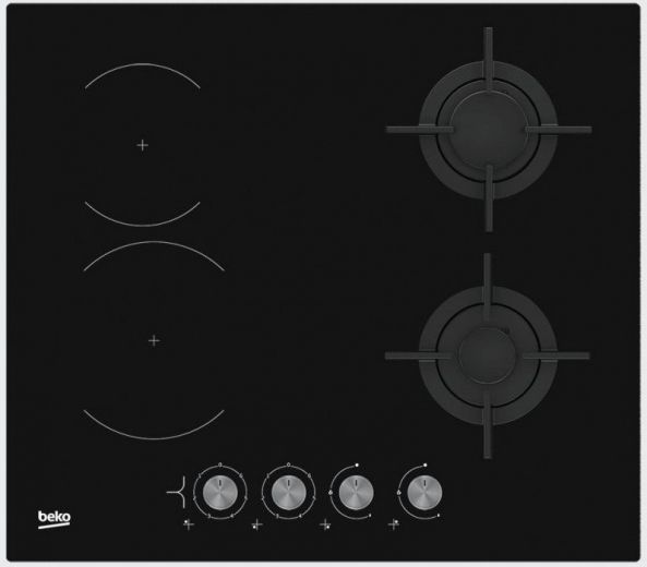 Варильна поверхня комбінована Beko HILM 64222 S - фото Варильна поверхня комбінована Beko HILM 64222 S - фото - інтернет-магазин електроніки та побутової техніки TTT