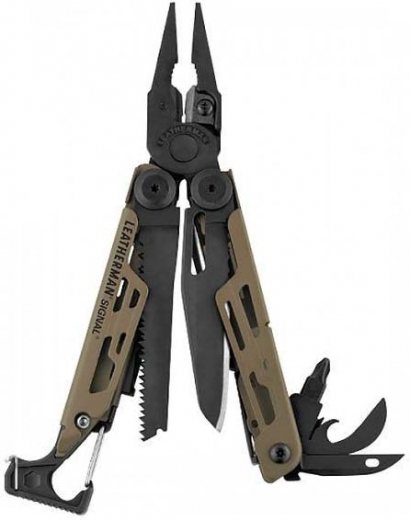 Мультитул Leatherman Signal-Coyote Standard (832404) - фото Мультитул Leatherman Signal-Coyote Standard (832404) - фото - інтернет-магазин електроніки та побутової техніки TTT