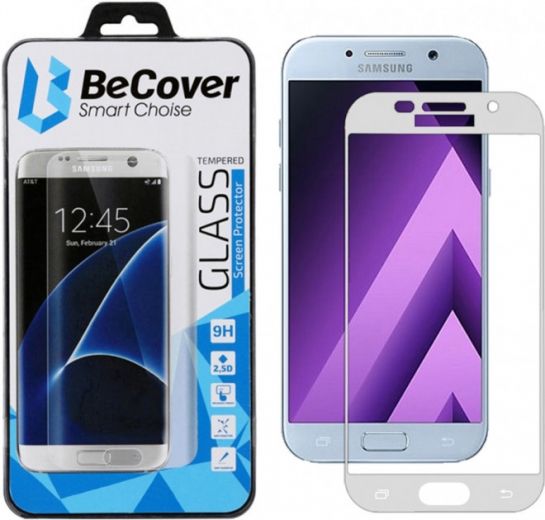 Захисне скло BeCover для Samsung Galaxy A3 2017 SM-A320 (BC_704685) White - фото - інтернет-магазин електроніки та побутової техніки TTT