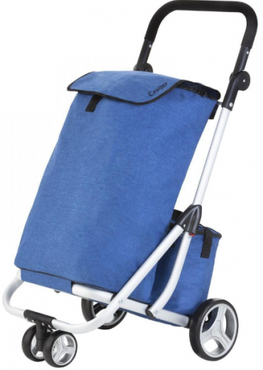 Сумка-тележка ShoppingCruiser 3 Wheels 40 Blue - фото - интернет-магазин электроники и бытовой техники TTT