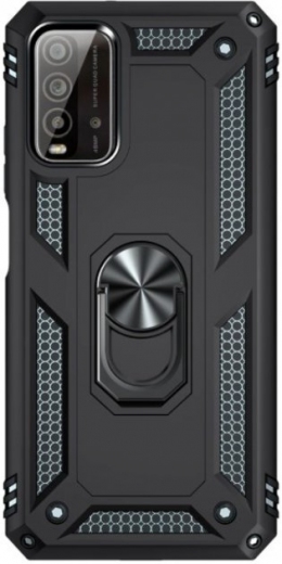 Панель BeCover Military для Xiaomi Redmi 9T / Poco M3 (706646) Black - фото - інтернет-магазин електроніки та побутової техніки TTT