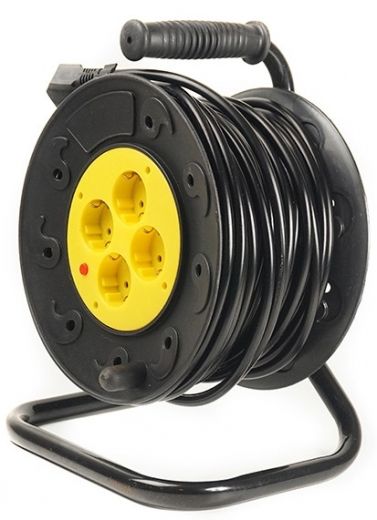 Подовжувач на котушці PowerPlant 30 м, 3x1.5мм2, 10А, 4 розетки, (JY-2002/30) - фото Подовжувач на котушці PowerPlant 30 м, 3x1.5мм2, 10А, 4 розетки, (JY-2002/30) - фото - інтернет-магазин електроніки та побутової техніки TTT