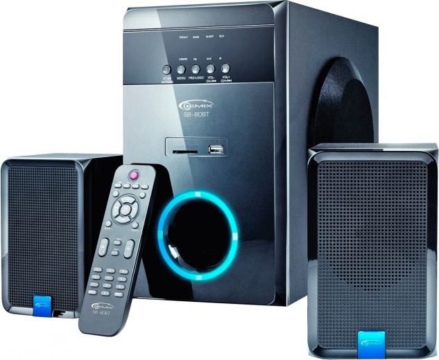 Акустическая система Gemix SB-80BT Bluetooth Black - фото Акустическая система Gemix SB-80BT Bluetooth Black - фото - интернет-магазин электроники и бытовой техники TTT