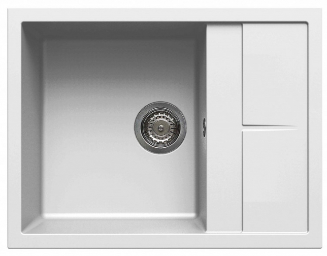 Кухонная мойка Elleci Unico 125 Bianco Titano 68 - фото Кухонная мойка Elleci Unico 125 Bianco Titano 68 - фото - интернет-магазин электроники и бытовой техники TTT