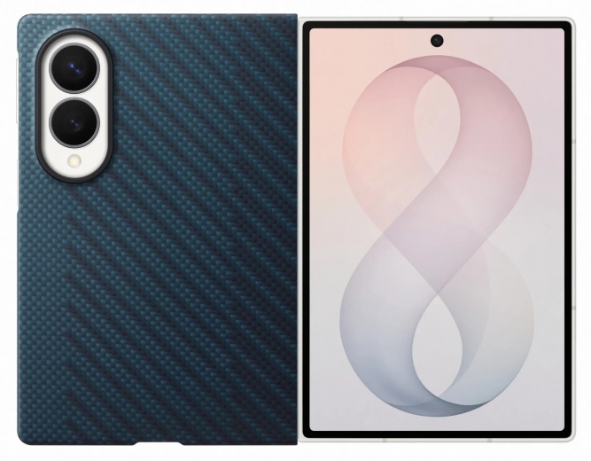 Панель Samsung Carbon Magnet для Samsung Galaxy Fold 8 (EF-KF971SNEGUA) Blue - фото - інтернет-магазин електроніки та побутової техніки TTT