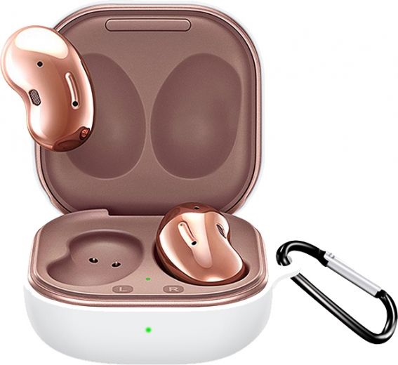 Чехол Silicon BeCover для Samsung Galaxy Buds Live / Buds Pro (705413) White - фото - интернет-магазин электроники и бытовой техники TTT