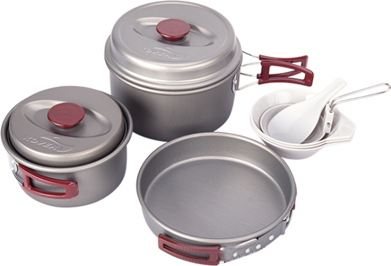 Набір посуду Kovea Hard 23 KSK-WH23 (4823082716234) - фото Набір посуду Kovea Hard 23 KSK-WH23 (4823082716234) - фото - інтернет-магазин електроніки та побутової техніки TTT