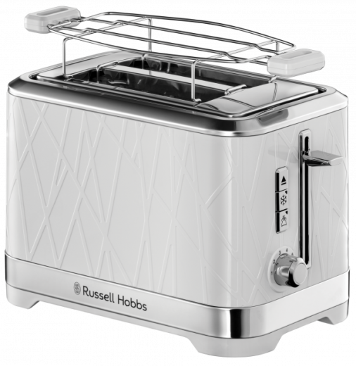 Тостер Russell Hobbs 28090-56 Structure White - фото Тостер Russell Hobbs 28090-56 Structure White - фото - інтернет-магазин електроніки та побутової техніки TTT