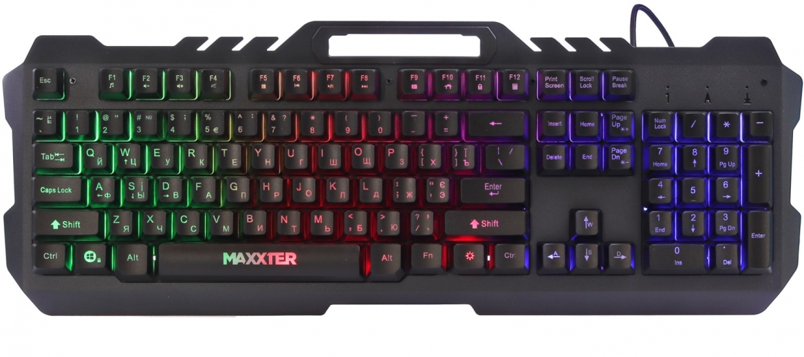 Клавиатура проводная Maxxter KBG-UML-01-UA USB - фото Клавиатура проводная Maxxter KBG-UML-01-UA USB - фото - интернет-магазин электроники и бытовой техники TTT