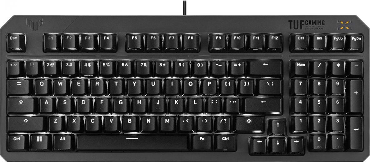 Клавиатура проводная ASUS TUF Gaming K3 Gen II UKR Opti-Mech RGB Red Switches (ABS) (90MP0390-BKMA00) - фото - интернет-магазин электроники и бытовой техники TTT