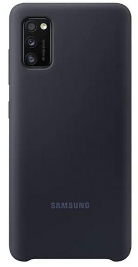 Накладка Samsung Silicone Cover для Samsung Galaxy A41 (EF-PA415TBEGRU) Black - фото - інтернет-магазин електроніки та побутової техніки TTT