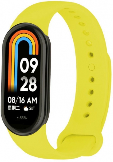 Ремешок BeCover для Xiaomi Mi Smart Band 8 (709399) Yellow - фото - интернет-магазин электроники и бытовой техники TTT