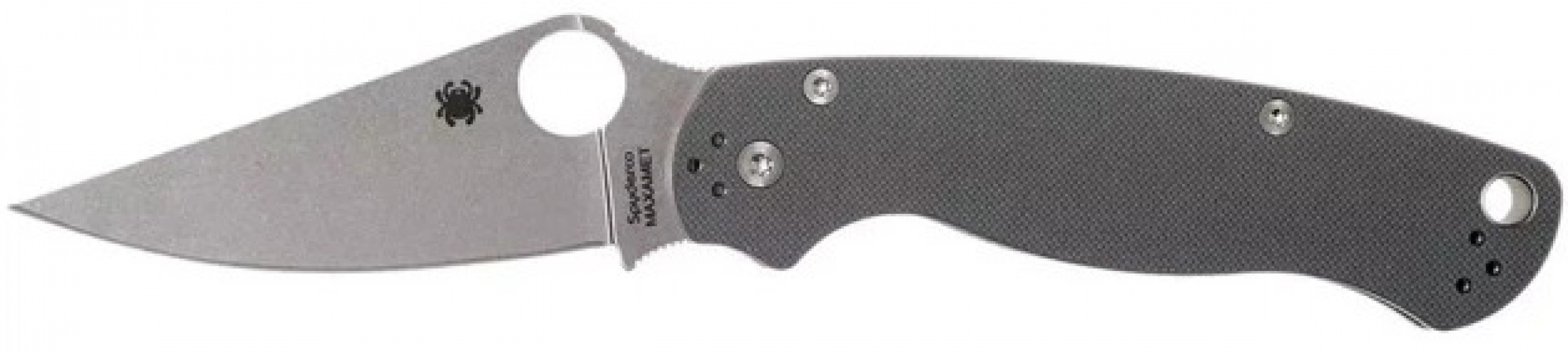 Нож складной Spyderco Para-Military 2 G10 Maxamet (C81GPDGY2) Dark Grey - фото - интернет-магазин электроники и бытовой техники TTT