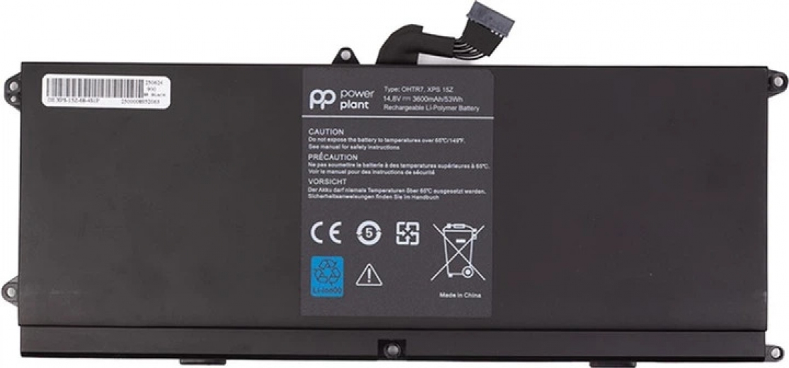 Аккумулятор PowerPlant для Dell Inspiron XPS 15z (OHTR7) 14.8V 3600mAh (NB440948) - фото - интернет-магазин электроники и бытовой техники TTT