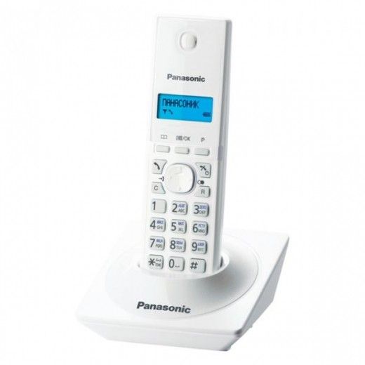 Радіотелефон Panasonic KX-TG1711UAW White - фото - інтернет-магазин електроніки та побутової техніки TTT