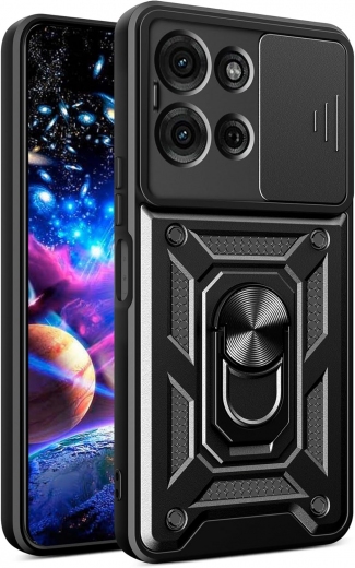 Панель BeCover Military для Motorola Moto G75 (713060) Black - фото - интернет-магазин электроники и бытовой техники TTT