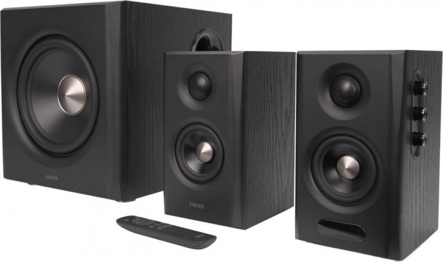 Акустична система Edifier S355DB 2.1 150W Bluetooth Hi-Res Black - фото - інтернет-магазин електроніки та побутової техніки TTT