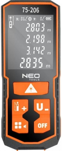 Дальномер лазерный Neo Tools (75-206) - фото Дальномер лазерный Neo Tools (75-206) - фото - интернет-магазин электроники и бытовой техники TTT