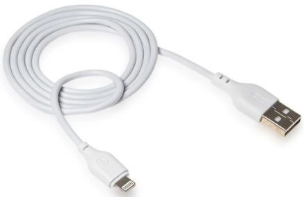 Кабель USB XO NB103 Lightning 1m 2.1A White - фото - інтернет-магазин електроніки та побутової техніки TTT