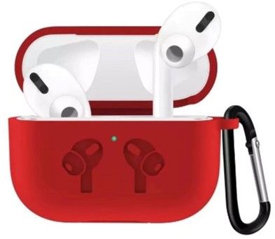 Чохол для навушників BeCover Silicon Protection для Apple AirPods Pro (704503) Red - фото - інтернет-магазин електроніки та побутової техніки TTT