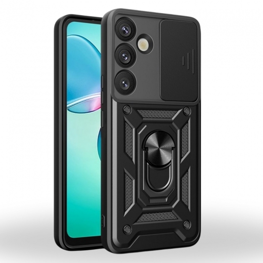 Панель BeCover Military для Samsung Galaxy A57 5G SM-A576 (715506) Black - фото - інтернет-магазин електроніки та побутової техніки TTT