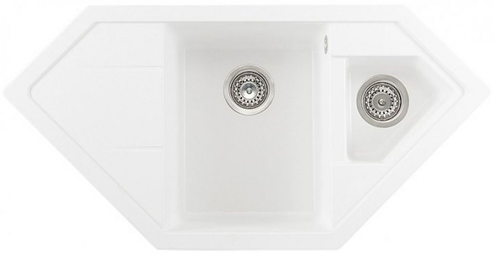 Кухонная мойка INTERLINE INDIGO white - фото Кухонная мойка INTERLINE INDIGO white - фото - интернет-магазин электроники и бытовой техники TTT