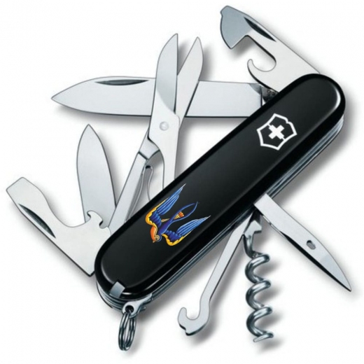 Складаний ніж Victorinox CLIMBER UKRAINE Тризуб-Ластівка 1.3703.3_T1230u - фото - інтернет-магазин електроніки та побутової техніки TTT