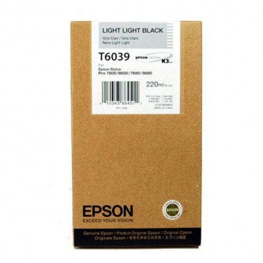Картридж Epson SP-7880/9880 (C13T603900) light light black - фото - інтернет-магазин електроніки та побутової техніки TTT