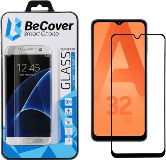 Защитное стекло BeCover для Samsung Galaxy A32 SM-A326 (BC_705656) Black - фото - интернет-магазин электроники и бытовой техники TTT
