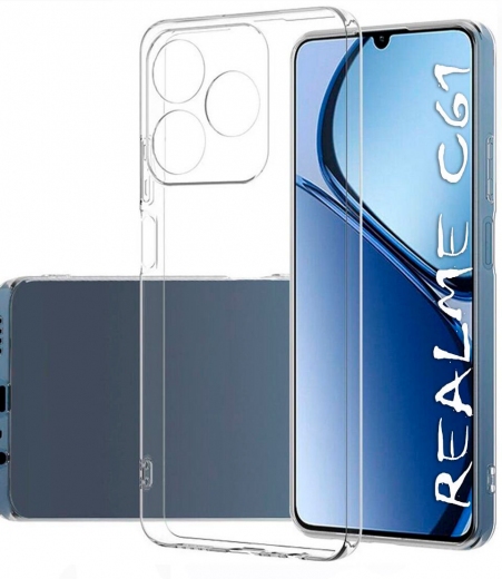 Панель BeCover для Realme C61 (711900) Transparancy - фото - інтернет-магазин електроніки та побутової техніки TTT