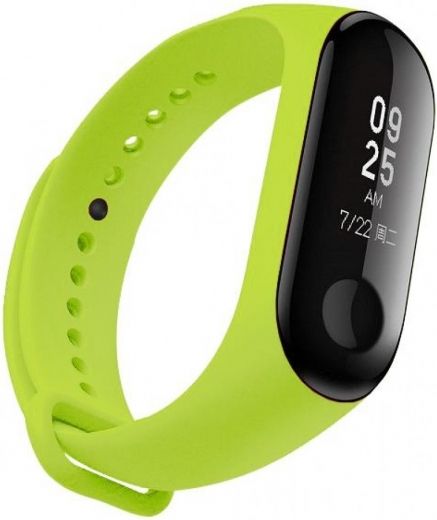 Ремешок для Xiaomi Mi Band 3 Lime - фото - интернет-магазин электроники и бытовой техники TTT