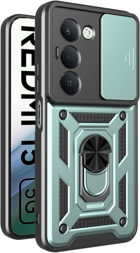 Панель BeCover Military для Xiaomi Redmi 15 (713923) Dark Green - фото - інтернет-магазин електроніки та побутової техніки TTT