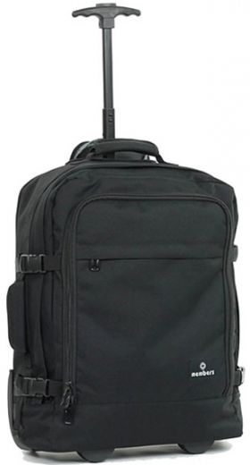 Сумка-рюкзак на колесах Members Essential On-Board 33 (922521) Black - фото - інтернет-магазин електроніки та побутової техніки TTT