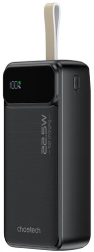 УМБ Choetech B730 30000mAh 22.5W PD QC3.0 (B730-ACBK) Black  - фото - інтернет-магазин електроніки та побутової техніки TTT