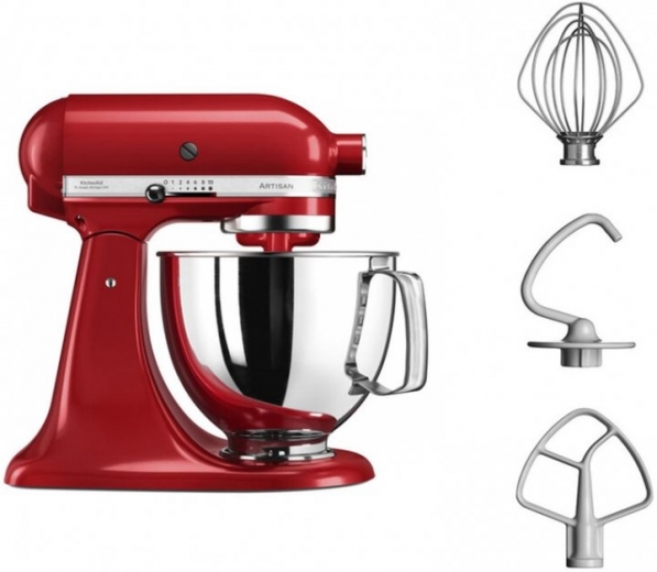 Планетарний міксер KitchenAid Artisan 5KSM125EER - фото Планетарний міксер KitchenAid Artisan 5KSM125EER - фото - інтернет-магазин електроніки та побутової техніки TTT