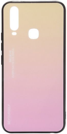 Панель BeCover Gradient Glass для Vivo Y15/Y17 (704046) Yellow-Pink - фото - інтернет-магазин електроніки та побутової техніки TTT