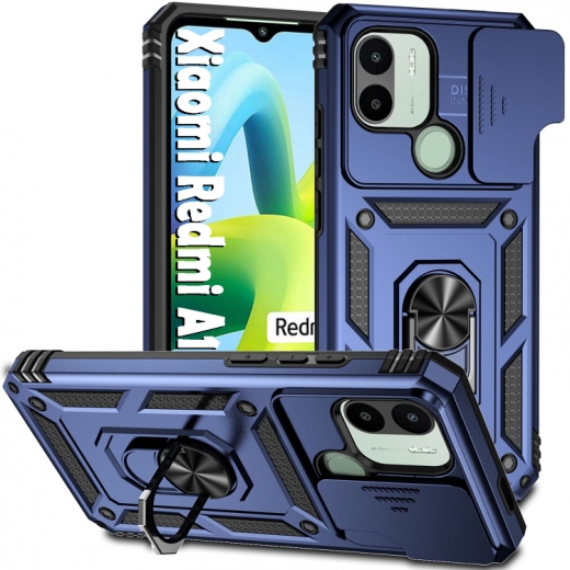 Панель BeCover Military для Xiaomi Redmi A1 (BC_708234) Blue - фото - интернет-магазин электроники и бытовой техники TTT