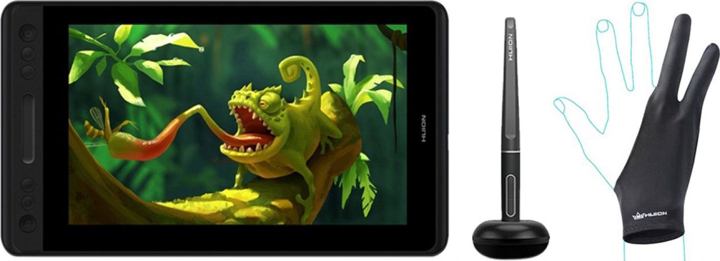 Графічний монітор Huion Kamvas Pro 12 з рукавицею - фото Графічний монітор Huion Kamvas Pro 12 з рукавицею - фото - інтернет-магазин електроніки та побутової техніки TTT