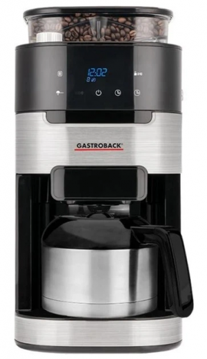 Кофеварка капельная Gastroback Coffee Machine Grind & Brew Pro Thermo (42711S) - фото - интернет-магазин электроники и бытовой техники TTT