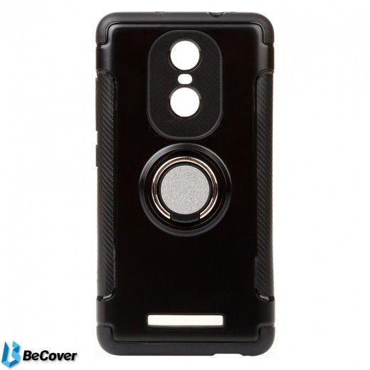 Панель BeCover Magnetic Ring Stand для Xiaomi Mi Note 3 (BC_701916) Black - фото - інтернет-магазин електроніки та побутової техніки TTT