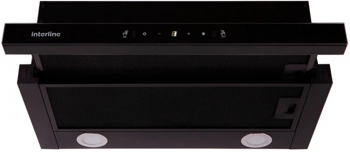 Вытяжка Interline SLIM ULTRA GLASS BL A/60 - фото - интернет-магазин электроники и бытовой техники TTT
