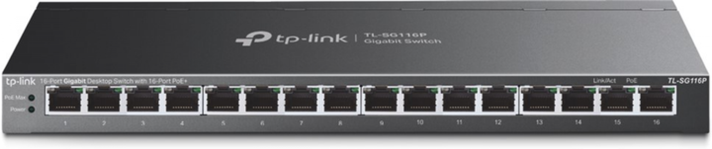 Коммутатор TP-LINK TL-SG116P - фото Коммутатор TP-LINK TL-SG116P - фото - интернет-магазин электроники и бытовой техники TTT