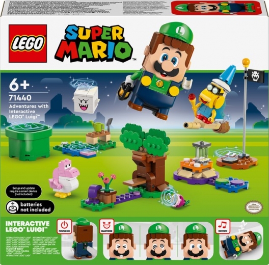 Конструктор LEGO Super Mario Пригоди з інтерактивним LEGO Луїджі 210 деталей (71440) - фото - інтернет-магазин електроніки та побутової техніки TTT