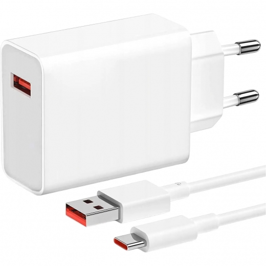 Сетевое зарядное устройство Xiaomi 67W HyperCharge Combo w/Type-C cable (BHR9465EU) White - фото Сетевое зарядное устройство Xiaomi 67W HyperCharge Combo w/Type-C cable (BHR9465EU) White - фото - интернет-магазин электроники и бытовой техники TTT
