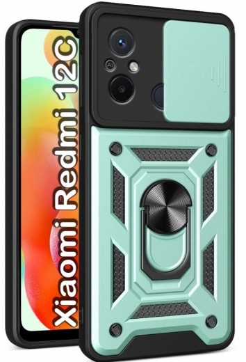 Панель BeCover Military для Xiaomi Redmi 12C (709167) Dark Green - фото - интернет-магазин электроники и бытовой техники TTT