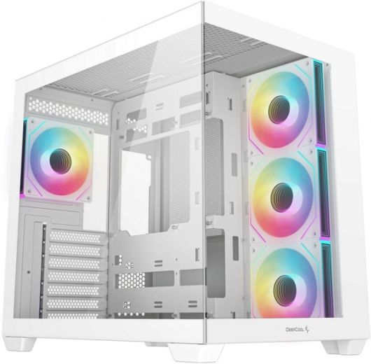 Корпус DeepCool CG530 4F (R-CG530-WHADA4-G-1) White  - фото - интернет-магазин электроники и бытовой техники TTT