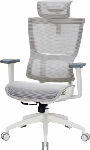 Крісло офісне OfficePro Elegant OC660-W-LG-LG White/Light Gray - фото Крісло офісне OfficePro Elegant OC660-W-LG-LG White/Light Gray - фото - інтернет-магазин електроніки та побутової техніки TTT