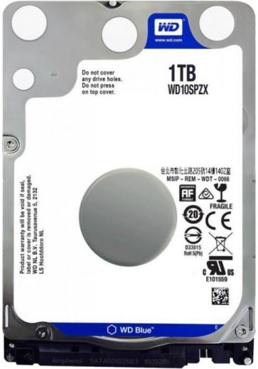 Жесткий диск Western Digital Blue 1TB 5400rpm 128MB 2.5 SATA III (WD10SPZX) - фото Жесткий диск Western Digital Blue 1TB 5400rpm 128MB 2.5 SATA III (WD10SPZX) - фото - интернет-магазин электроники и бытовой техники TTT