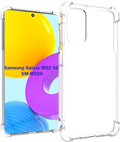 Панель Anti-Shock BeCover для Samsung Galaxy M52 5G SM-M526 (706960) Clear - фото Панель Anti-Shock BeCover для Samsung Galaxy M52 5G SM-M526 (706960) Clear - фото - інтернет-магазин електроніки та побутової техніки TTT