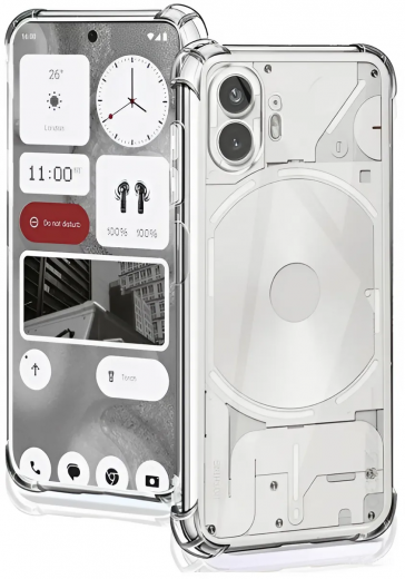 Панель BeCover Anti-Shock для Nothing Phone (2) (711792) Clear - фото - интернет-магазин электроники и бытовой техники TTT